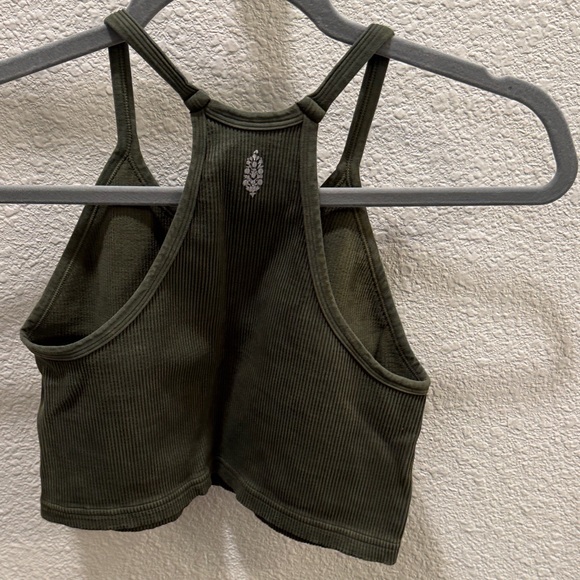 FP movement Dark Green Ribbed TankTop - Picture 3 of 3